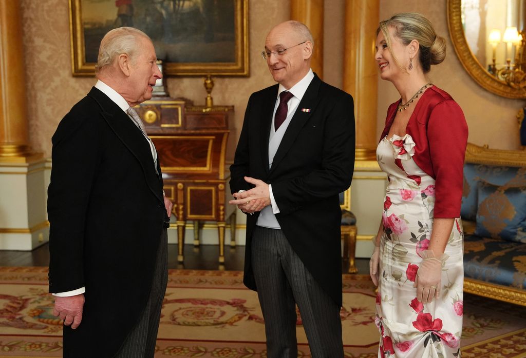 Czech Republic Ambassador to the United Kingdom, Vaclav Bartuska, accompanied by Katerina Englichova