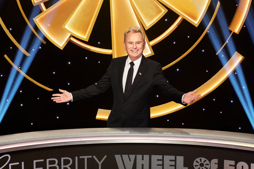 ABC's Celebrity Wheel of Fortune stars Pat Sajak