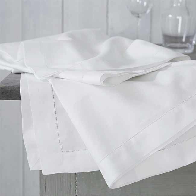 White Company table cloth