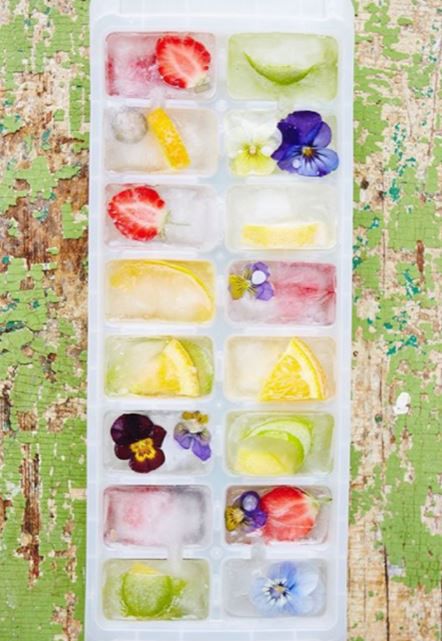 fruit ice cubes