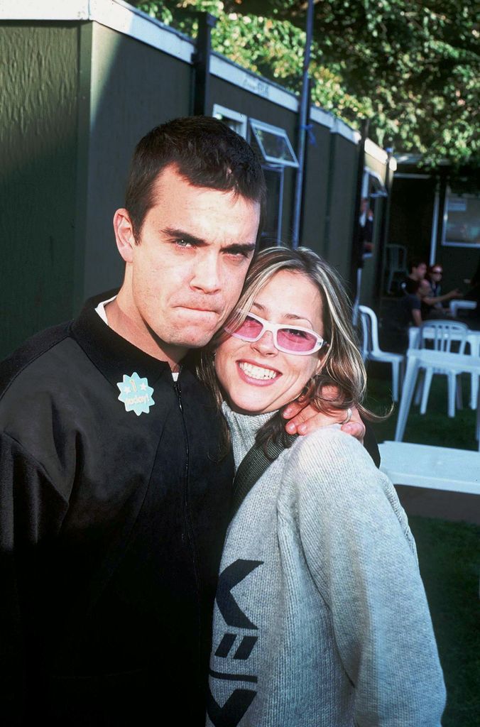 Robbie Williams and Nicole Appleton in 1998