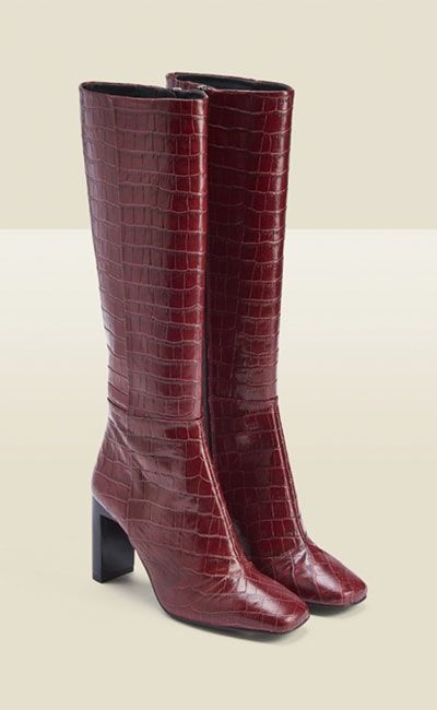 Sosandar red boots