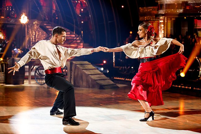 Helen and Gorka dance the paso