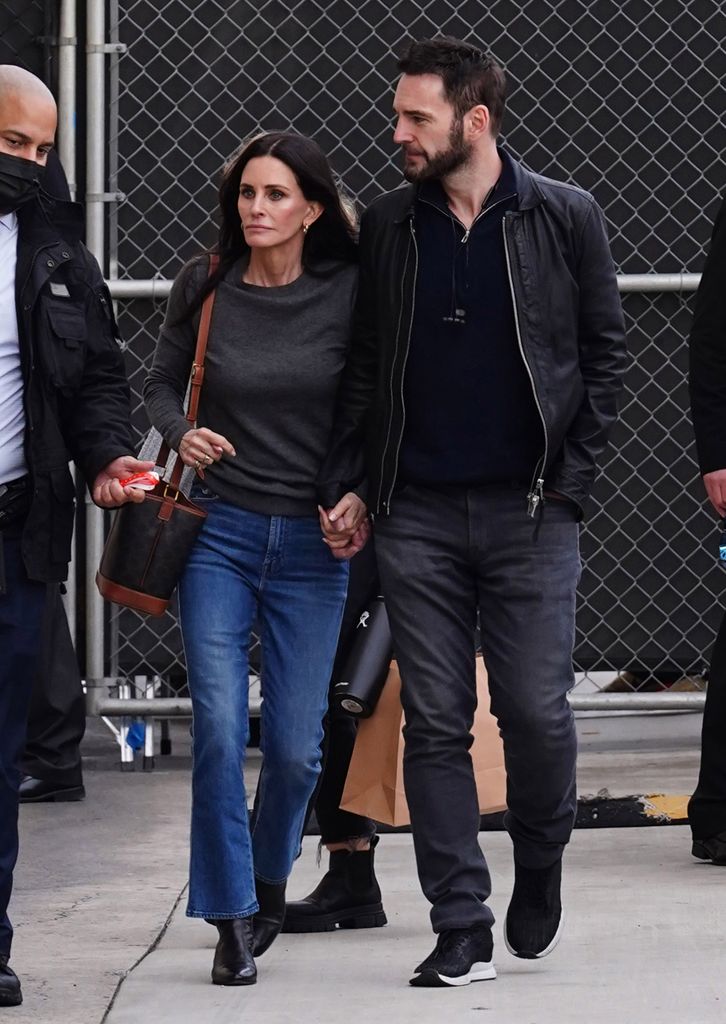 Courteney Cox and Johnny McDaid are seen on February 28, 2023 