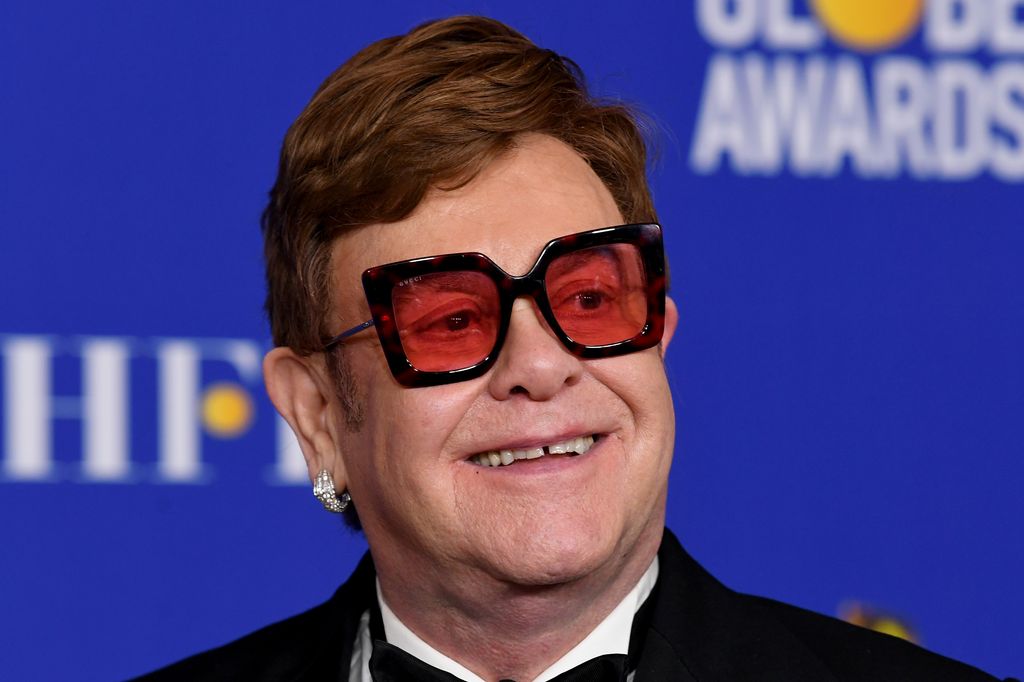 Sir Elton John smiling