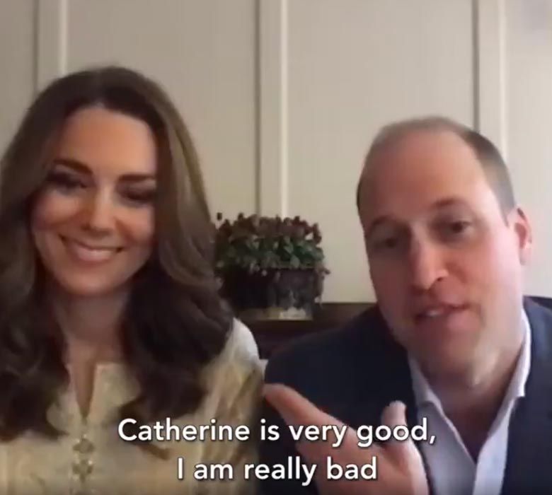 Kate Middleton and Prince William play virtual Pictionary as they're ...
