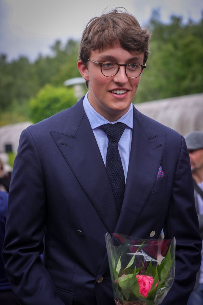 Prince Nicolas in a suit