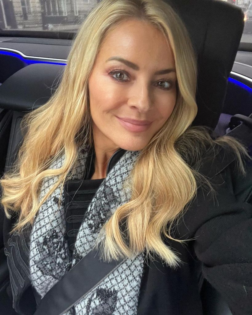 Tess Daly smiling in a close-up selfie