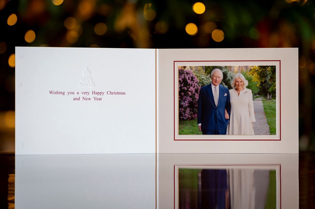 The King and Queen have issued their new Christmas card