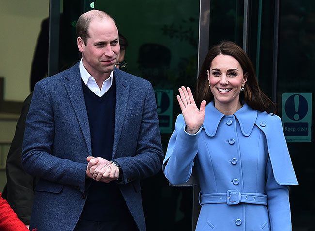 prince william and kate wave