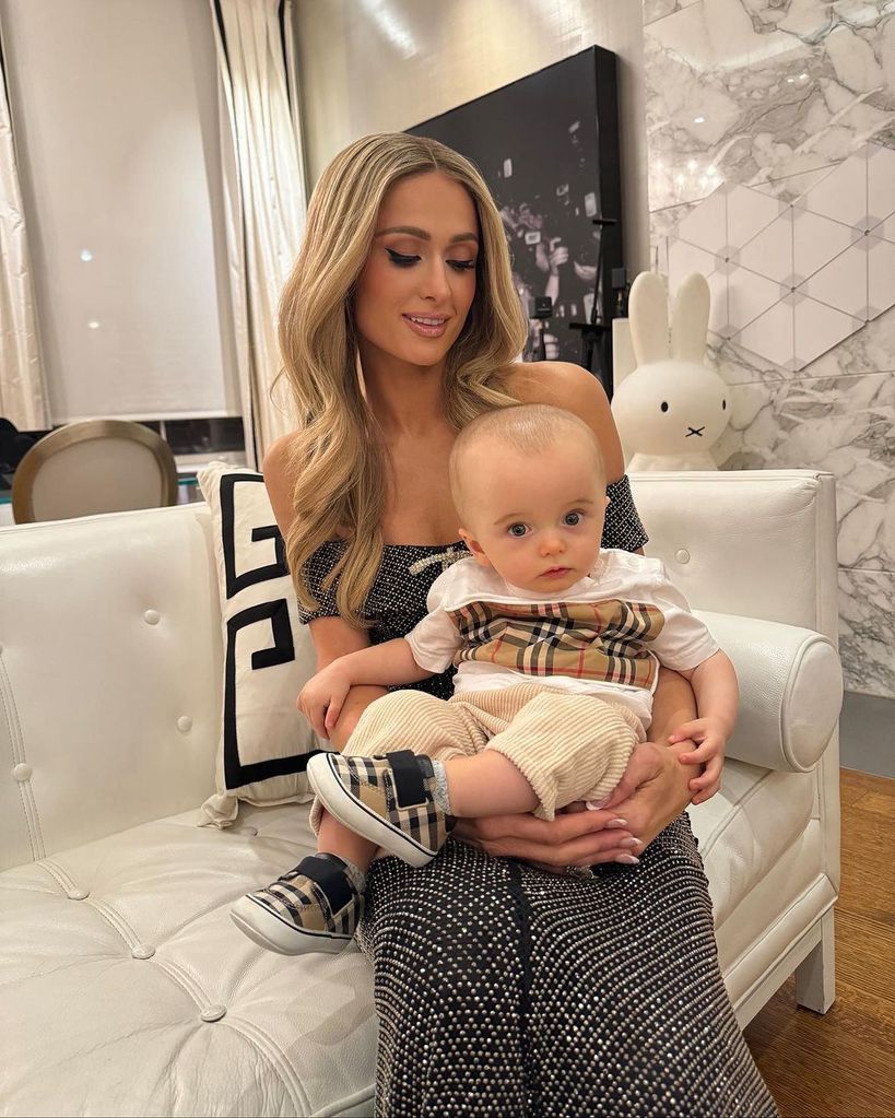 Paris Hilton's baby son's appearance gets fans talking in adorable new ...