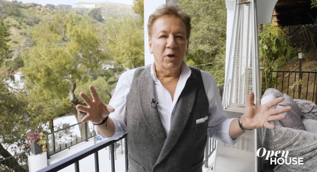 Ross king outside on his terrace