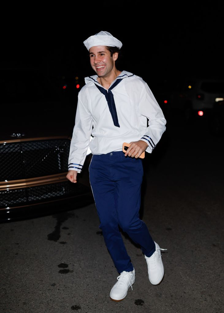 David Dobrik is seen at the Pizza slime x Casamigos Halloween party on October 26, 2024 in Los Angeles, California.