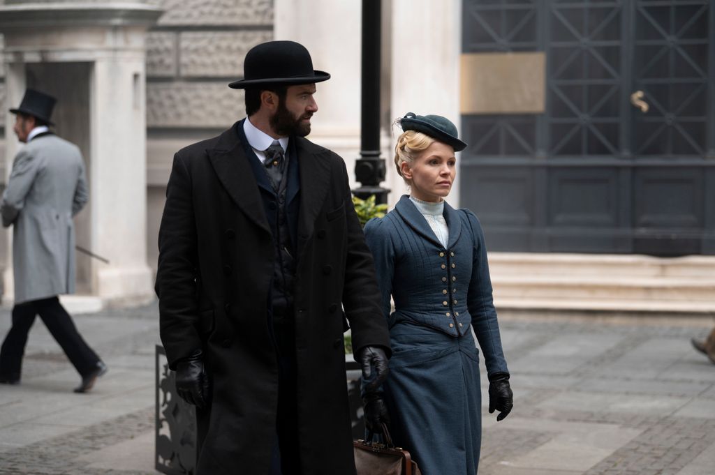 Stuart Martin as William 'The Duke' Wellington and Kate Phillips as Eliza Scarlet in Miss Scarlet and The Duke