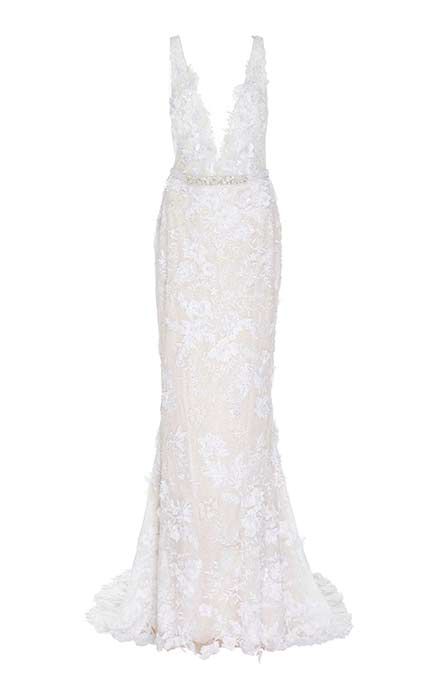Lauren Hashian wedding dress Mira Zwillinger