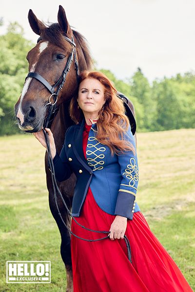 sarah ferguson exclusive with horse