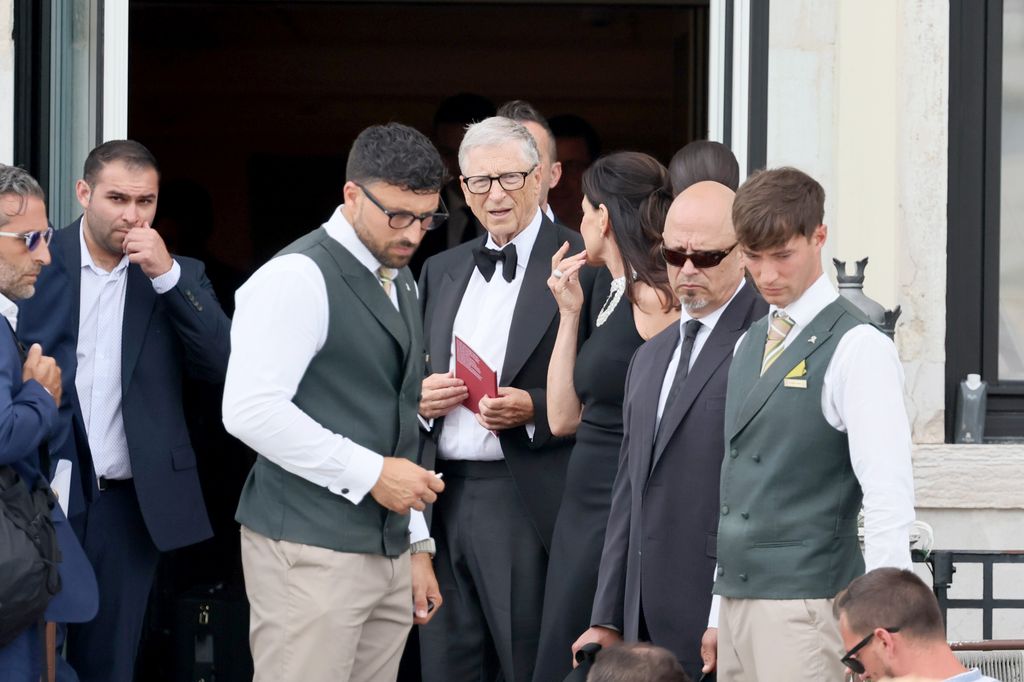 Bill Gates arrives at the Jeff Bezos and Lauren Sanchez's wedding