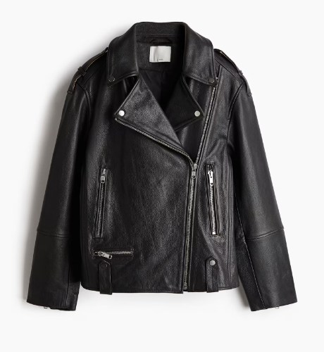 H&M leather jacket