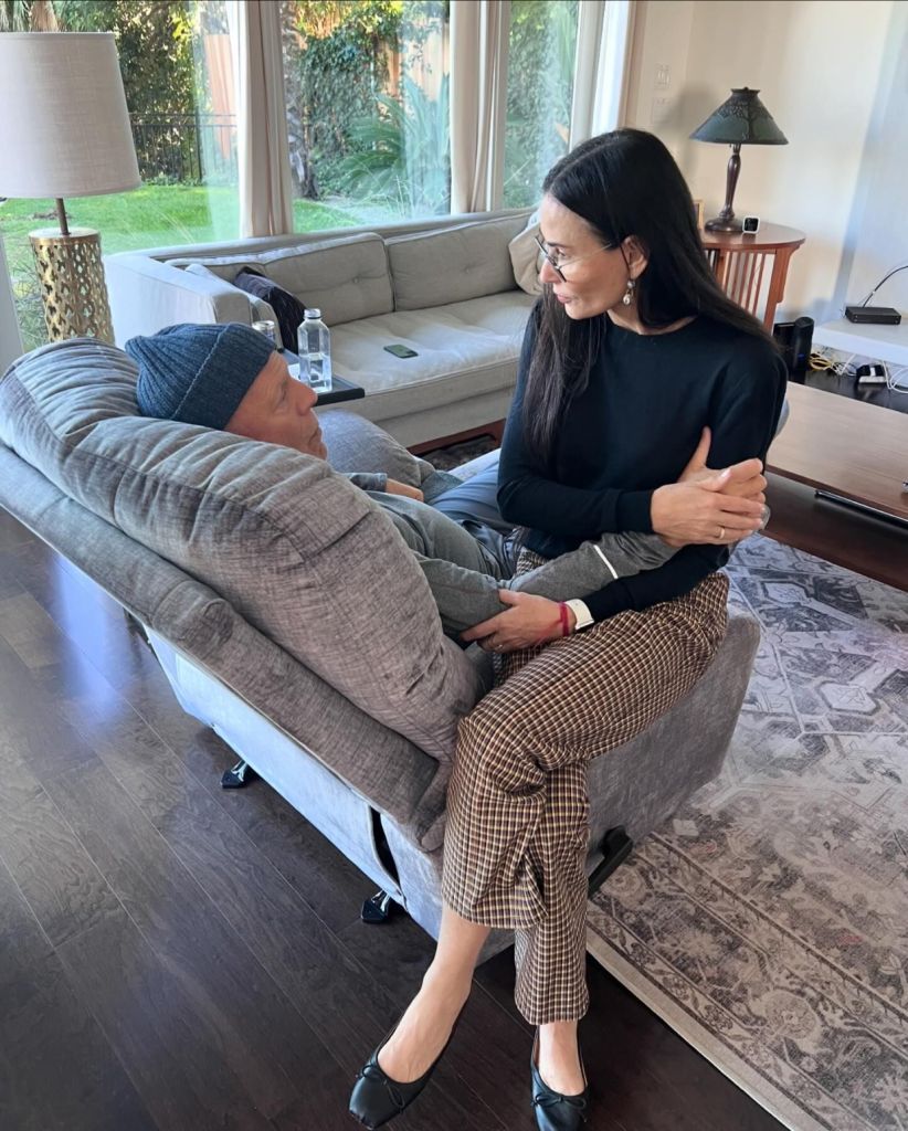 Demi Moore shares rare pic of herself with ex husband Bruce