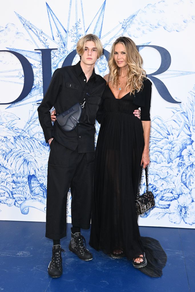 elle macpherson with son cy