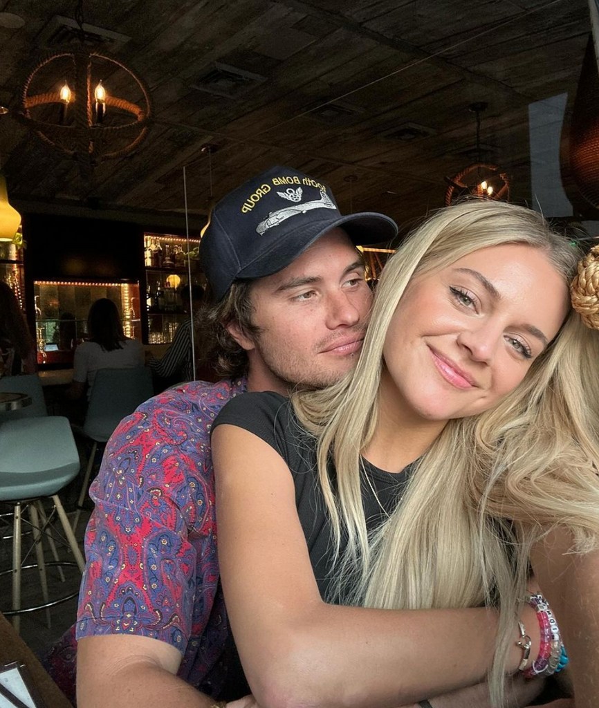Photo shared by Kelsea Ballerini on Instagram January 2024 with her boyfriend Chase Stokes in honor of their first anniversary
