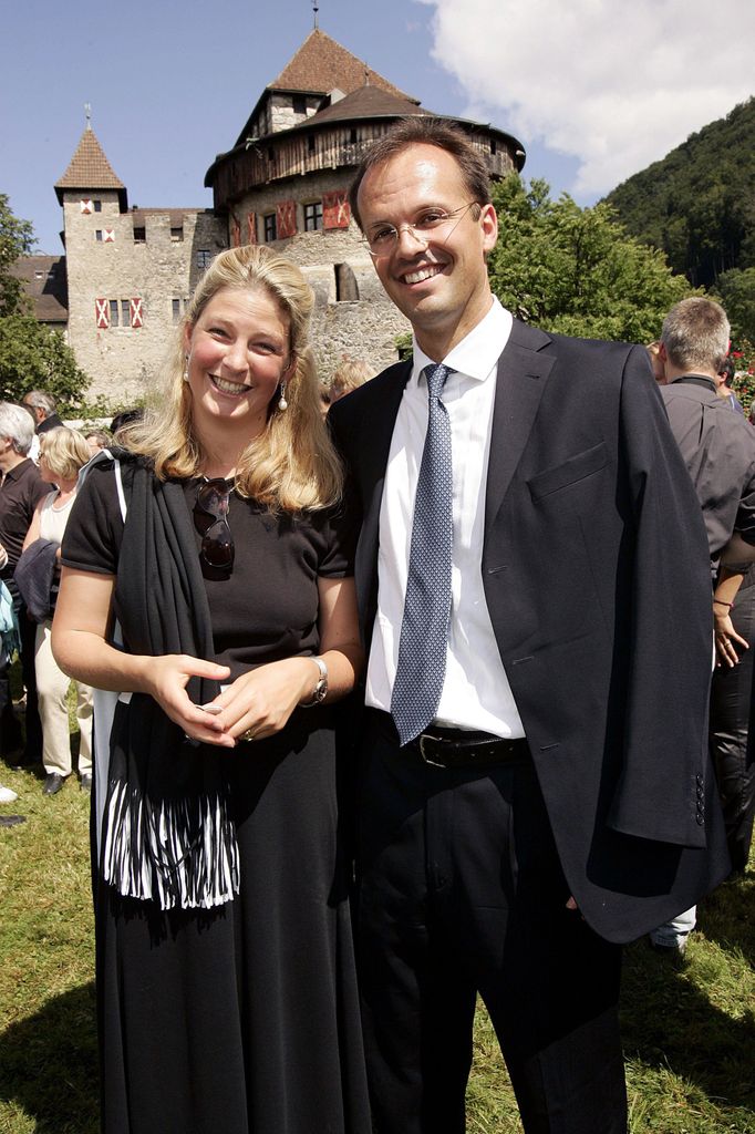 Princess Tatjana with her husband Philipp von Lattorff