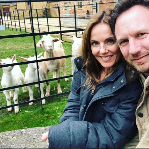 geri halliwell home farm goats z