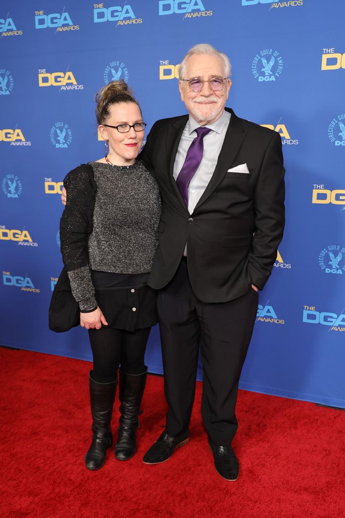 Brian Cox and his daughter Margaret Cox attends the 74th Annual Directors Guild Of America Awards at The Beverly Hilton on March 12, 2022
