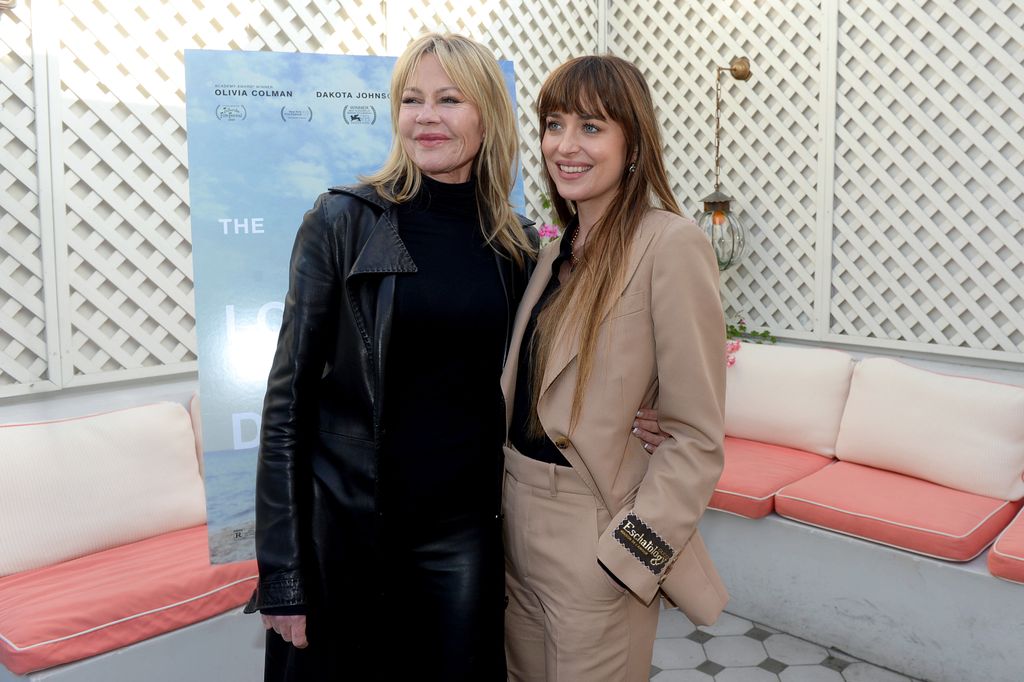 Melanie Griffith and Dakota Johnson