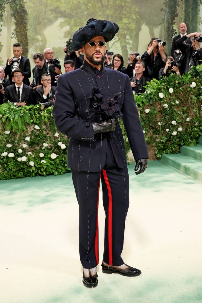 Bad Bunny attends The 2024 Met Gala Celebrating "Sleeping Beauties: Reawakening Fashion" at The Metropolitan Museum of Art on May 06, 2024 in New York City.