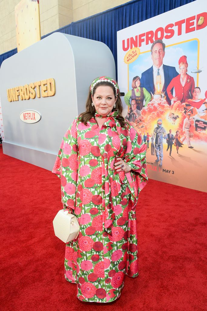 LOS ANGELES, CALIFORNIA - APRIL 30: Melissa McCarthy attends Netflix's "Unfrosted" premiere at The Egyptian Theatre on April 30, 2024 in Los Angeles, California.  (Photo by Charley Gallay/Getty Images for Netflix)