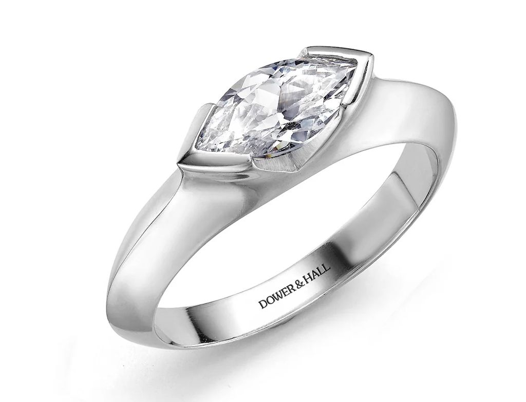 Dower and Hall Diamond Engagement Ring