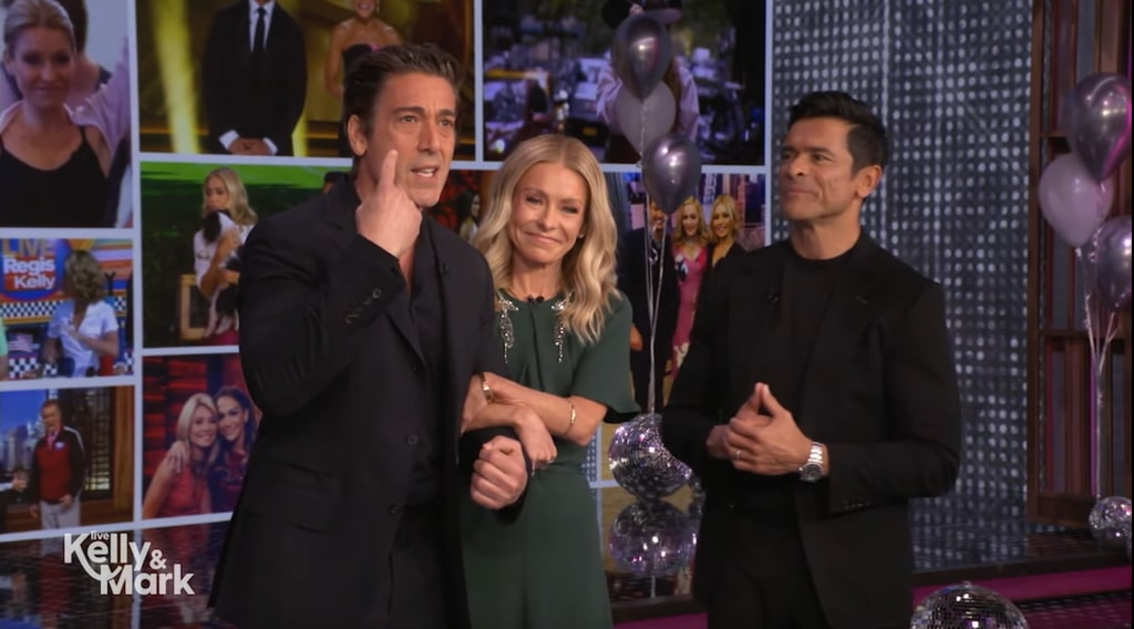 David Muir a surpris Kelly Ripa pour son émission du 25e anniversaire en direct