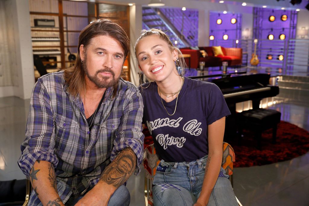 THE VOICE -- "Battle Reality" -- Pictured: Billy Ray Cyrus, Miley Cyrus