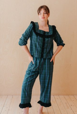 Cropped Cotton Pyjamas 