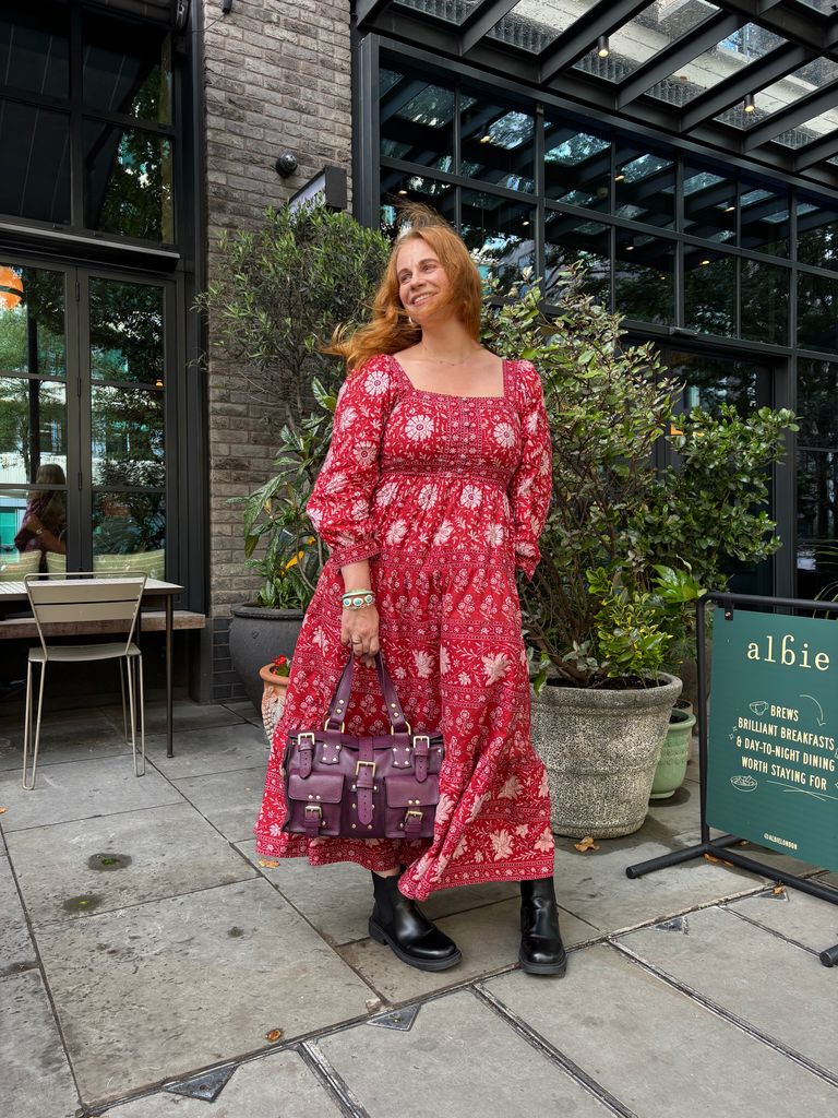 Styling a vintage Mulberry Roxanne bag