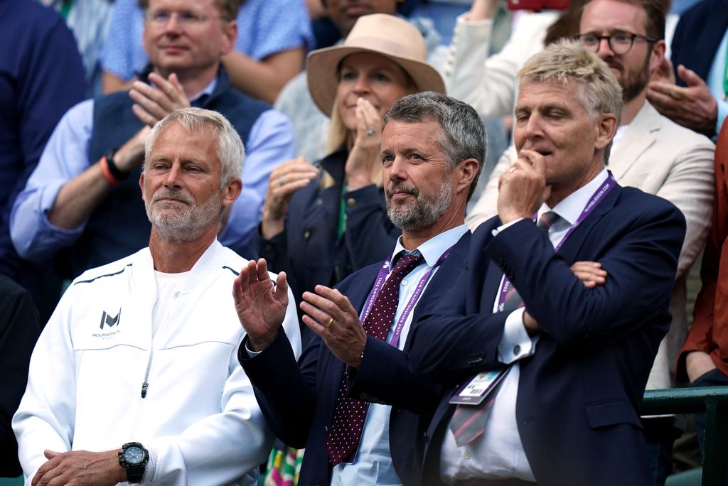 Crown Prince Frederik at Wimbledon 2023