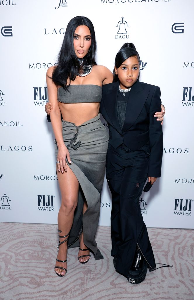 Kim Kardashian and North West attend The Daily Front Row's Seventh Annual Fashion Los Angeles Awards at The Beverly Hills Hotel on April 23, 2023 in Beverly Hills, California.