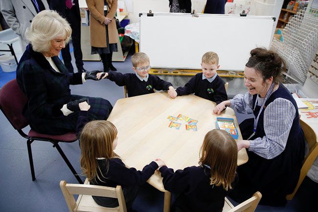 duchess of cornwall school visit