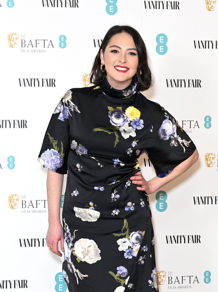 Emma Sidi attends the EE British Academy Film Awards 2023 