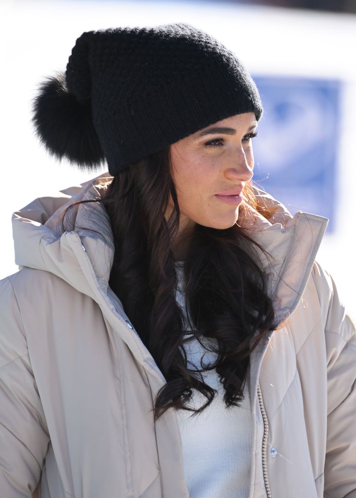 Meghan Markle wearing beanie hat in Vancouver