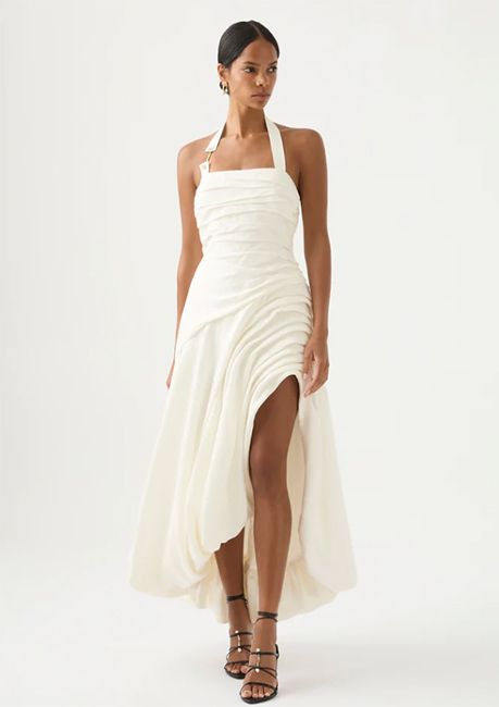 white Aje dress