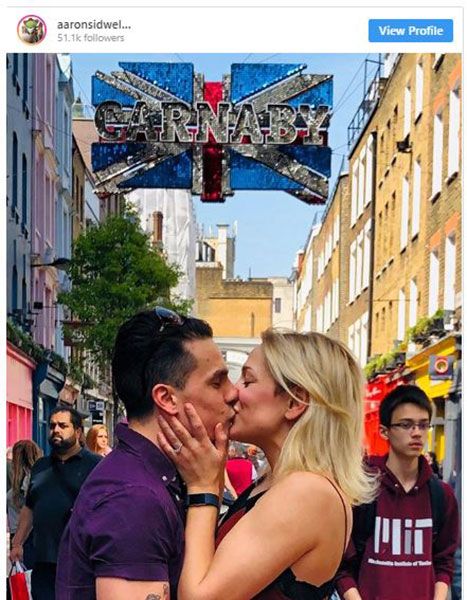 aaron sidwell engaged insta