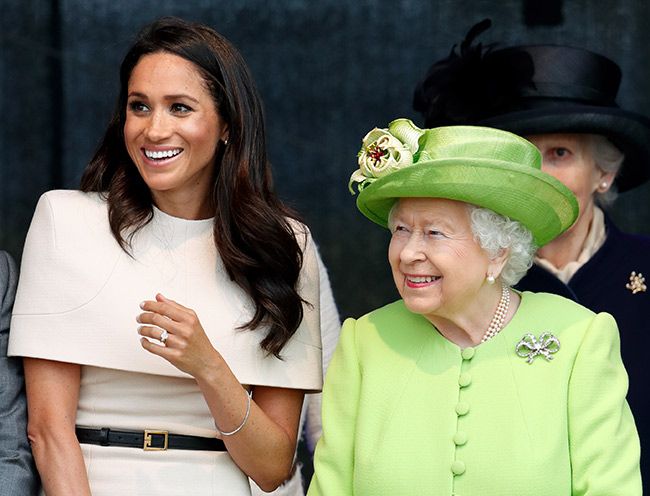 meghan markle solo outing queen