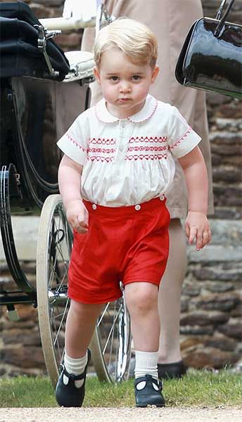 prince george charlotte christening 2015
