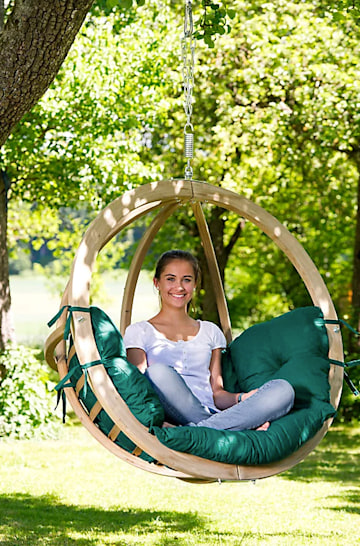 amazonas globo green unique hanging chair