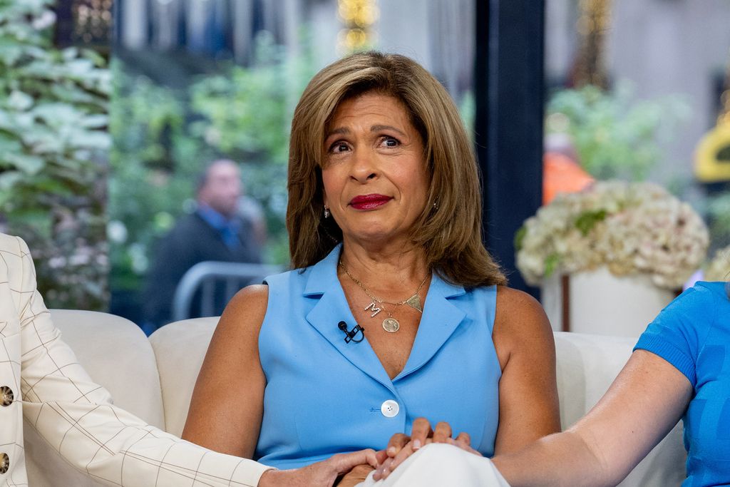 hoda kotb looking emotional on today