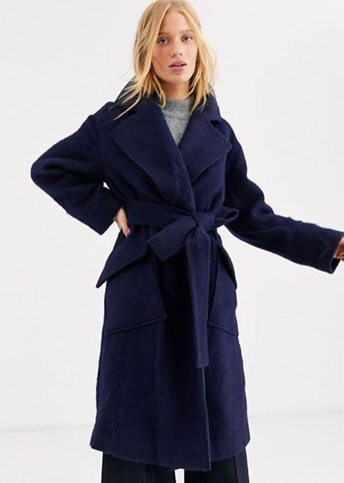 Blue asos coat inspired by meghan markle