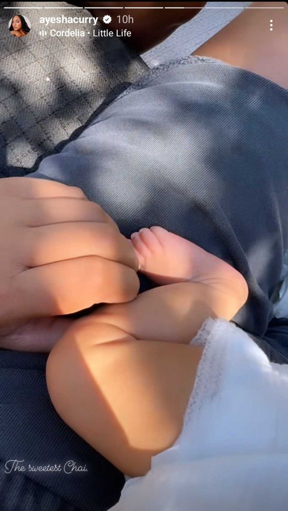 Ayesha Curry shared a sweet snap of Caius