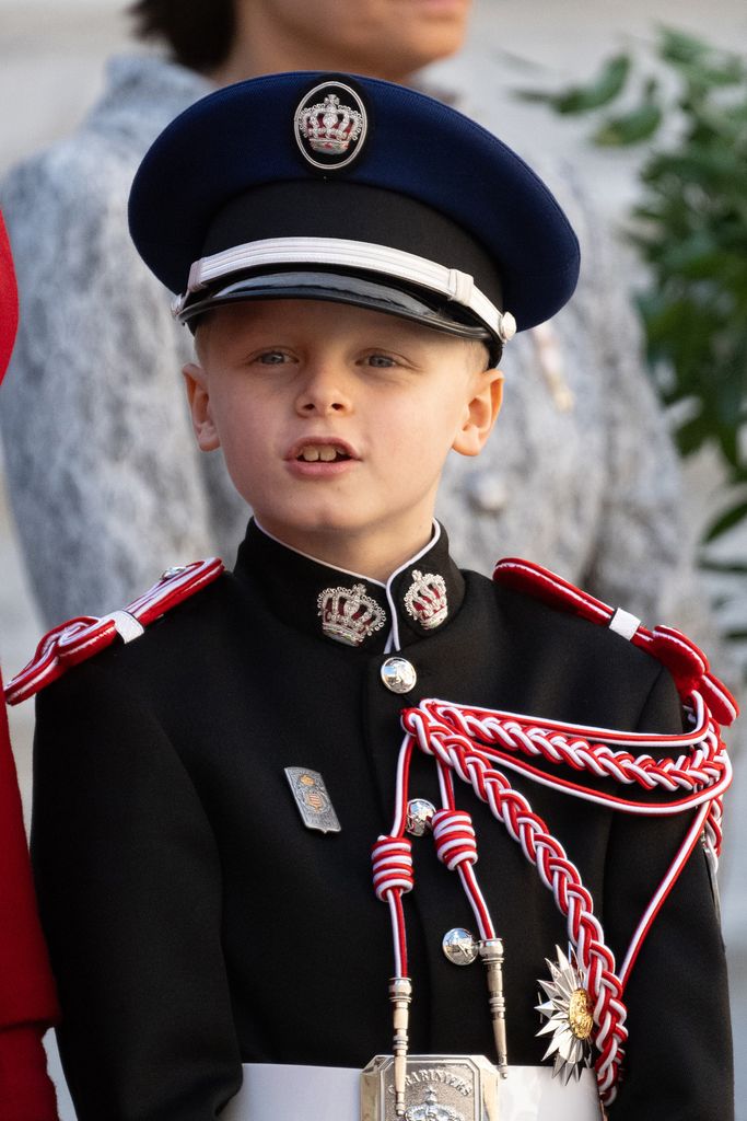 Prince Jacques in a uniform